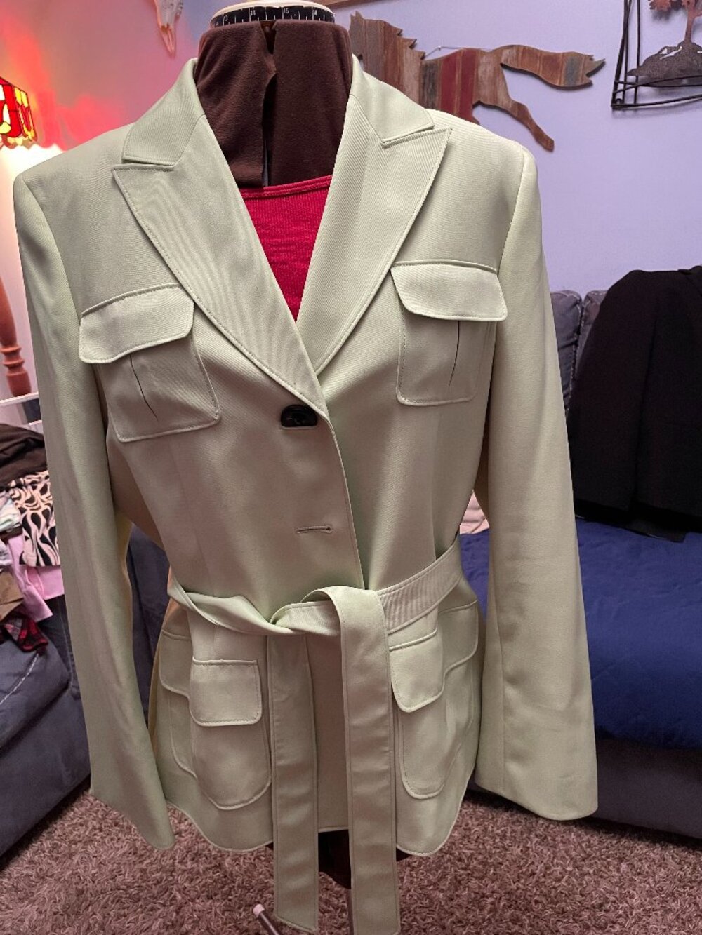 women's Kasper jacket LIME GREEN